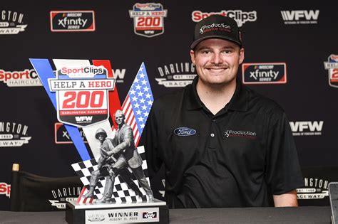 Cole Custer: Awarded Darlington Xfinity Pole