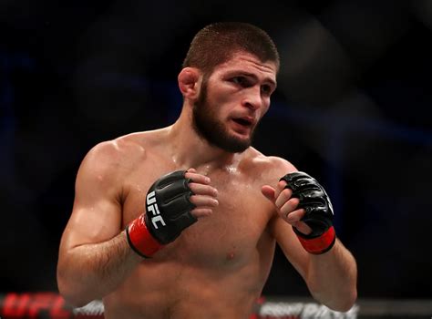 Video – UFC Hall of Famer Khabib Nurmagomedov shares a word with the former president at UFC 302