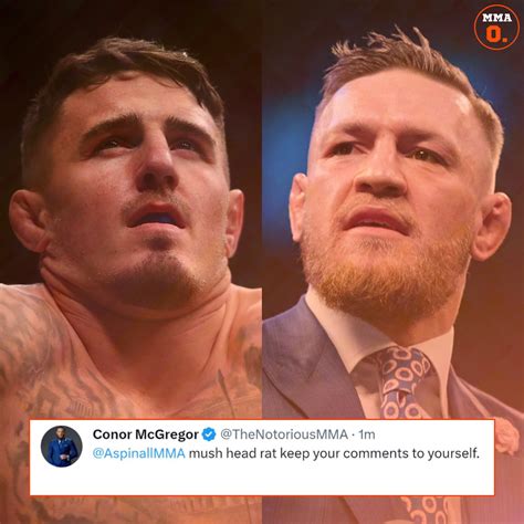 Tom Aspinall will not discuss Conor McGregor “He’s a scary guy.”