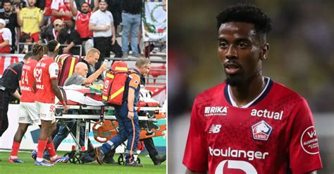 Write informative laconic excerpt under 30 words in mexican spanish for news below. Do not wrap it into quotation marks or html tags. Aug 18, 2024, 08:55 AM ETLille midfielder Angel Gomes took to social media to reassure fans that he is okay after being hospitalised following a head injury during Saturday&apos;s Ligue 1 match against Stade de Reims.Gomes, 23, was treated on the pitch for over 30 minutes after colliding with Reims midfielder Amadou Koné in the 11th minute. Gomes was taken away on a stretcher as fans of both clubs chanted the former Manchester United player&apos;s name.Gomes took to Instagram to post a video thanking the medical staff at the football club as well as at the hospital, and told supporters that he has returned to his home after undergoing tests at the facility."Just a message to let everyone know that I&apos;m all good!," Gomes wrote as the caption. "The support has been overwhelming and I just Thank God everything is okay, love and blessings!"P.S. Remind me not to jump for no more headers."Lille club president Olivier Létang told French outlet L&apos;Equipe on Sunday that the test results from Gomes&apos; hospital visit were "reassuring" and the player only needed one stitch in his lip.Tiago Santos, Gomes&apos; Lille teammate, also took to social media to criticise the amount of time it took for the emergency team to attend to Gomes after the incident."Me and some of the players were very upset with the situation," Santos wrote on Instagram. "It&apos;s unacceptable the amount of time Angel was on the floor waiting for the emergency team and ambulance to arrive. I think something has to be done, for something like this won&apos;t happen again." ,El mediocampista del Lille, Ángel Gomes, tranquilizó a los fanáticos en redes sociales tras ser hospitalizado por una lesión en la cabeza durante el partido de Ligue 1.