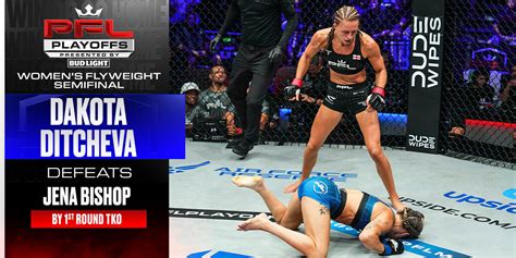 Dakota Ditcheva Brutalizes Taila Santos, Scores Body Shot KO in Round 2 – PFL World Championship Highlights