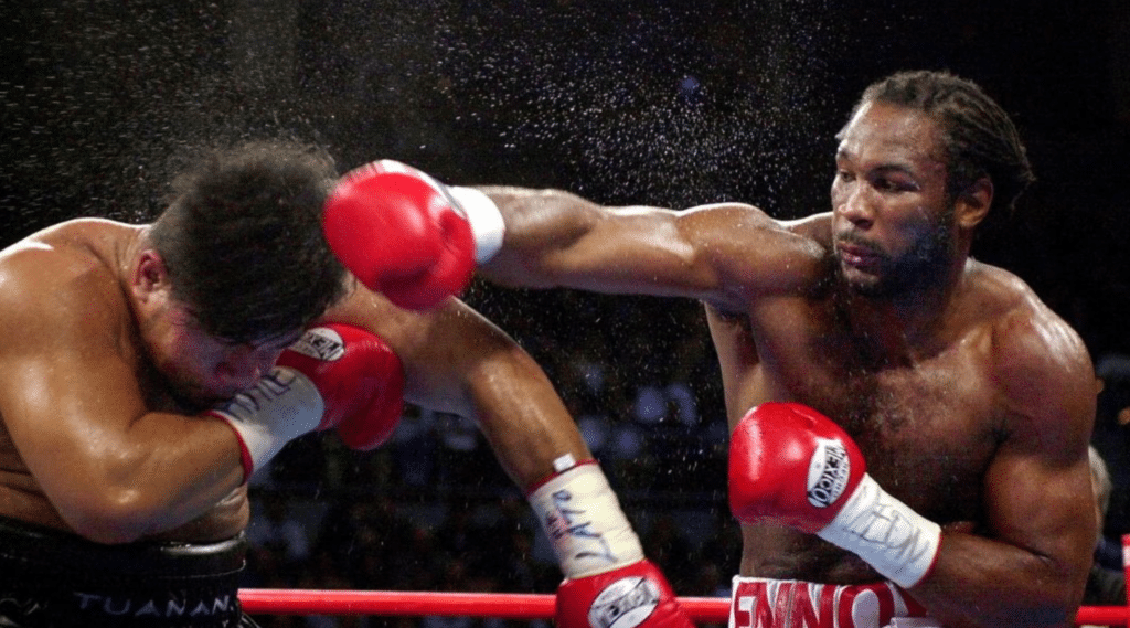 Una imagen de Lennox Lewis.