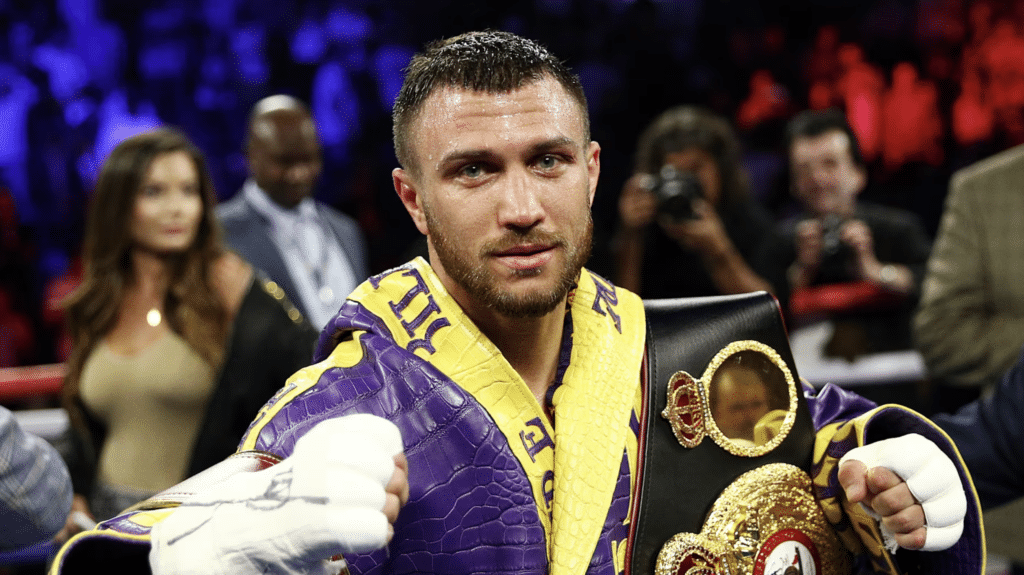 Una imagen de Vasyl Lomachenko.