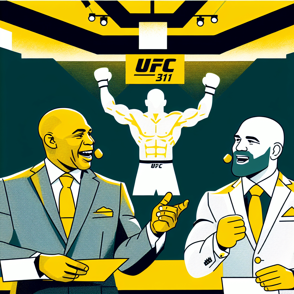 Joe Rogan alaba a Cormier como "tanque humano". Ambos regresan como comentaristas en UFC 311 en Los Ángeles el próximo mes.