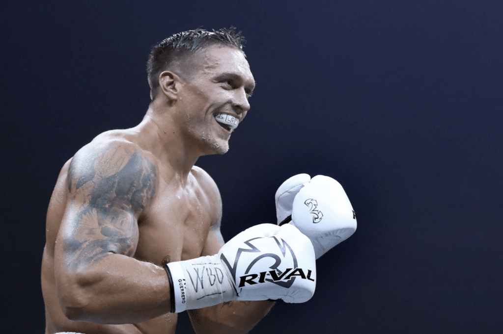 Una imagen de Oleksandr Usyk.