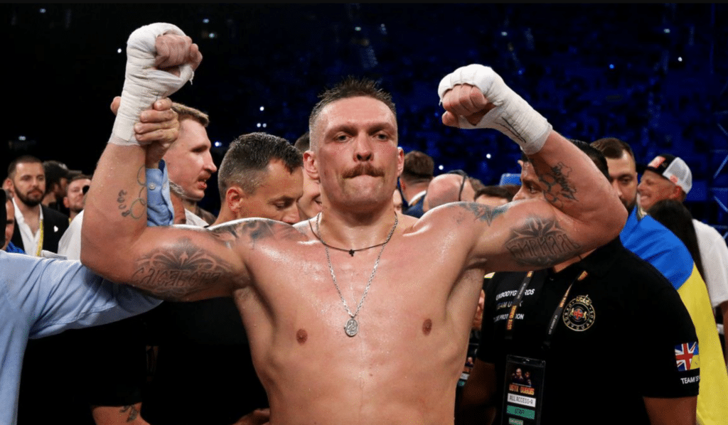 Una imagen de Oleksand Usyk.