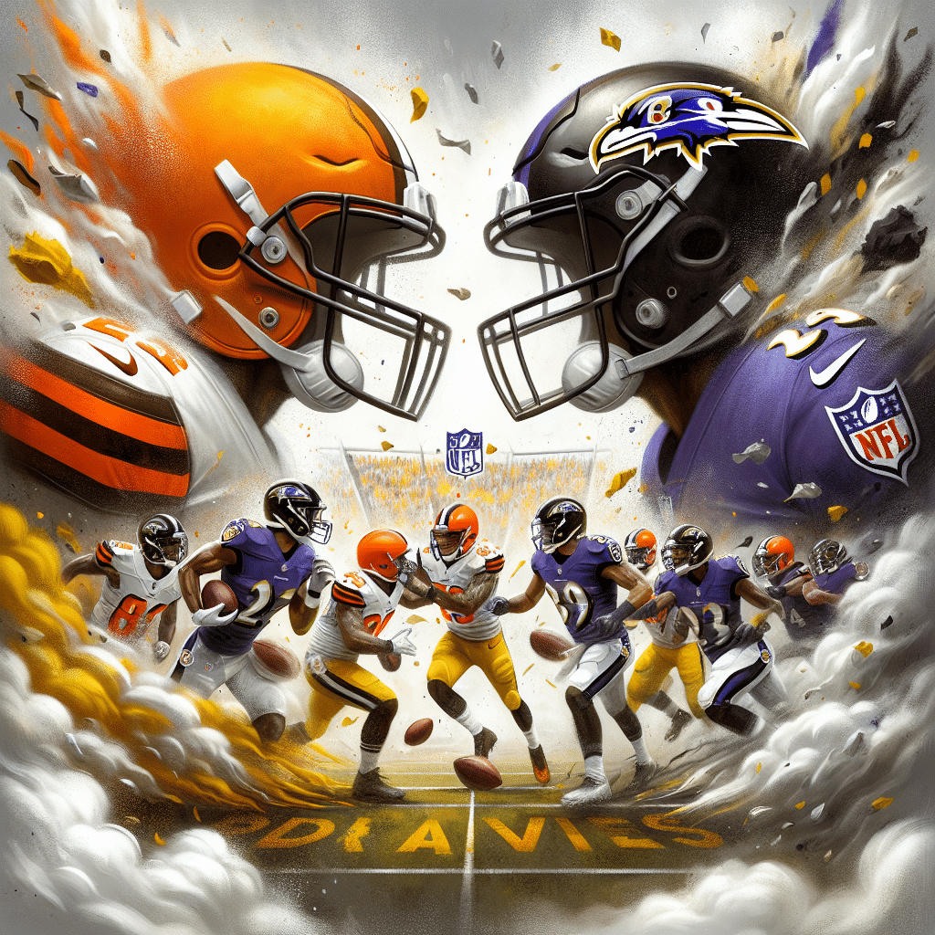 Browns y Ravens luchan por su futuro en la NFL. Un choque decisivo en busca del sueño de playoffs. Prepárate para el drama.