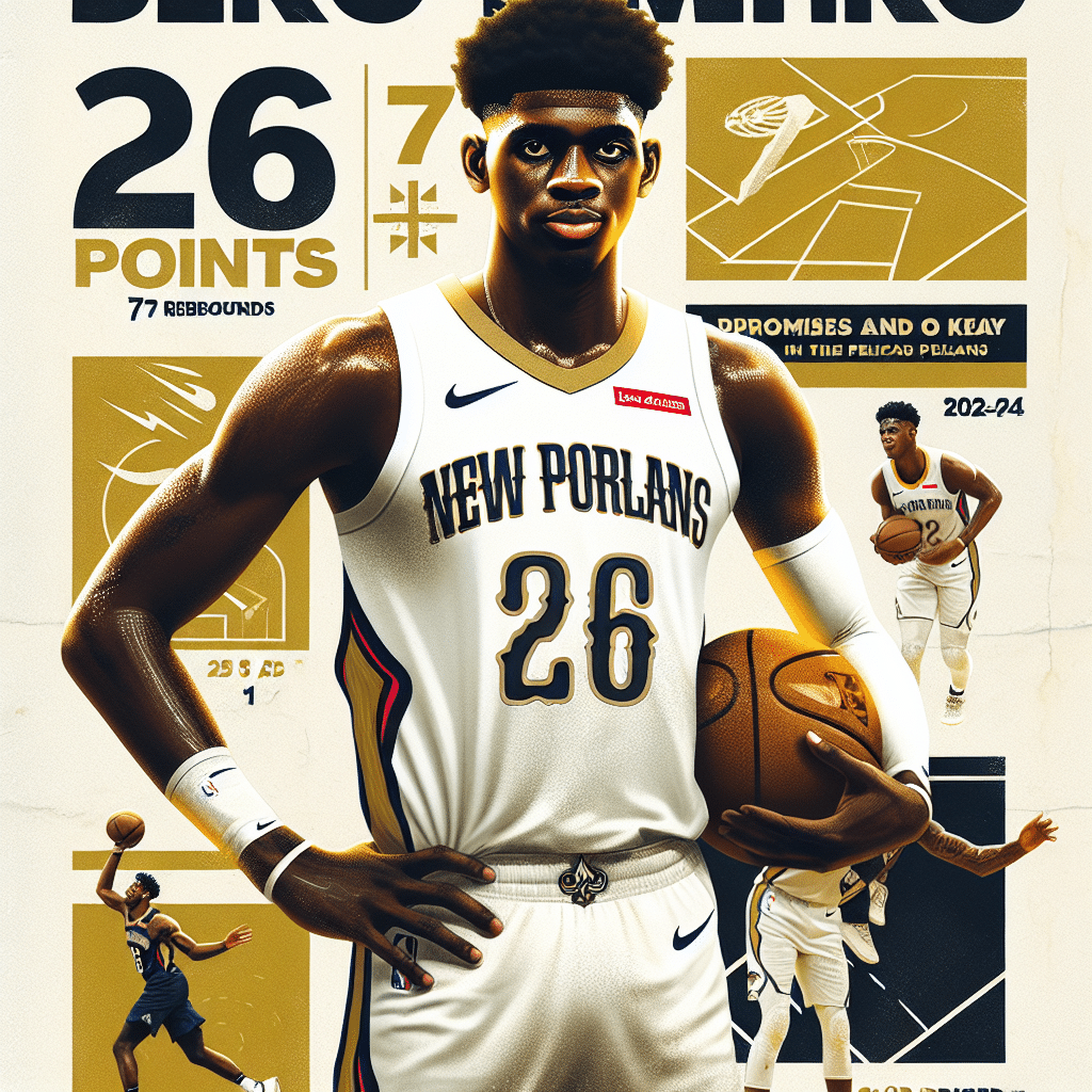 Zion Williamson, pese a las lesiones, impresiona con 26 puntos y 7 rebotes. Con los Pelicans, promete dominar y ser clave en la NBA 2023-24.