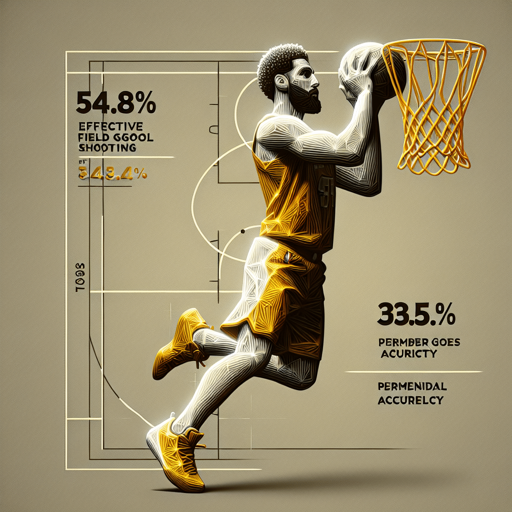 Jordan Poole brilla con un tiro de campo efectivo del 54.8% y 35.4 puntos de fantasía por juego. Su precisión perimetral es clave.