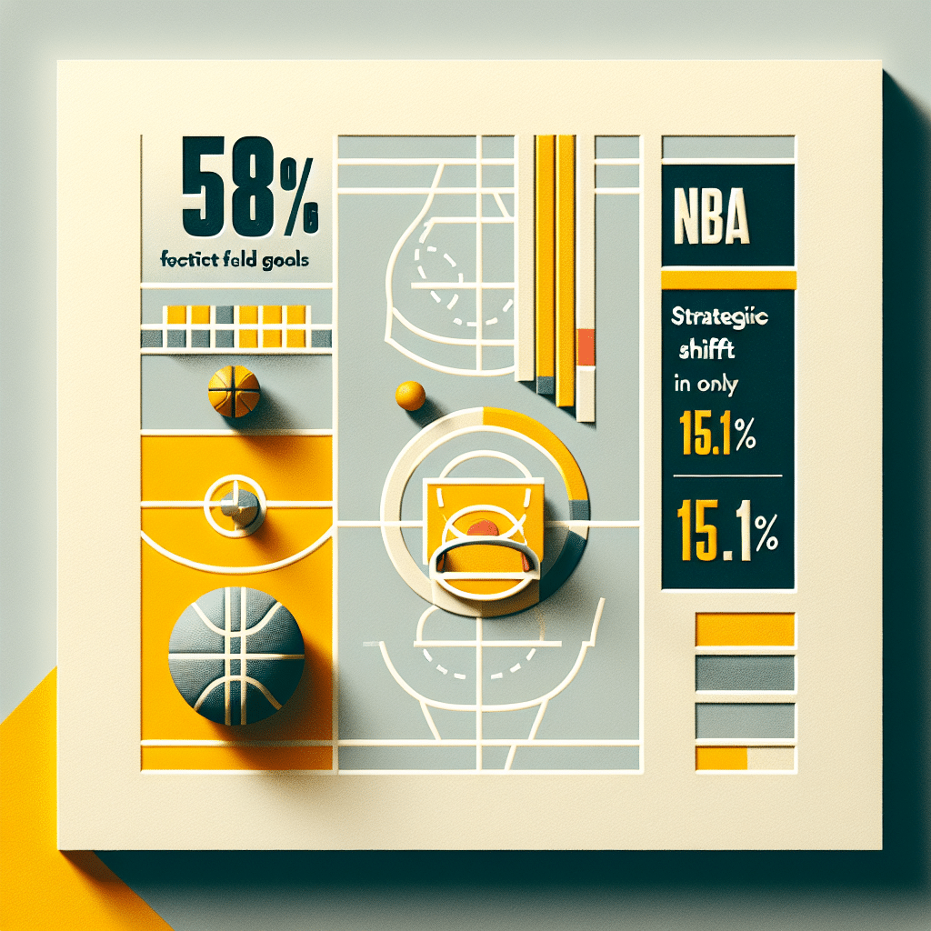 Las estadísticas NBA destacan: 58% en tiros de campo efectivos y solo 15.1% en triples. ¿Cambio estratégico en el juego?