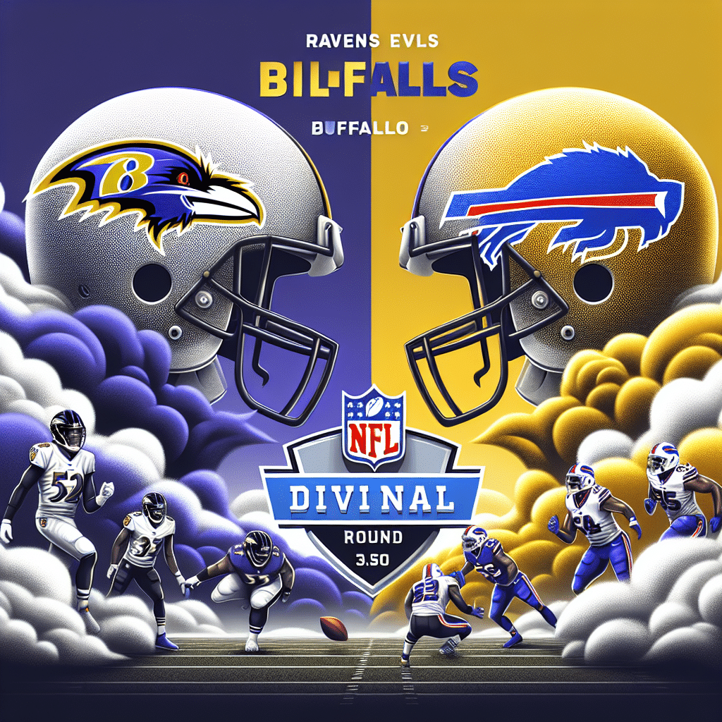 Buffalo será el escenario de un enfrentamiento titánico: Ravens contra Bills en la ronda divisional de la NFL. Emoción garantizada en la cancha.