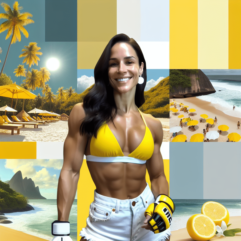 Nina Marie Daniele sacude el mundo MMA nuevamente con un video en bikini desde Brasil, desatando opiniones divididas sobre su enfoque periodístico.