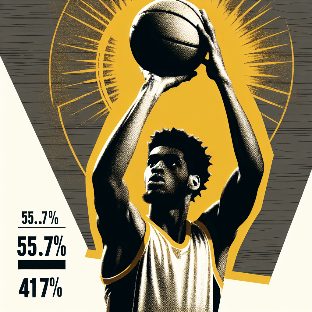 Ayo Dosunmu brilla con un 55.7% en tiros de campo y un 41.7% en triples, siendo clave en el éxito de su equipo.