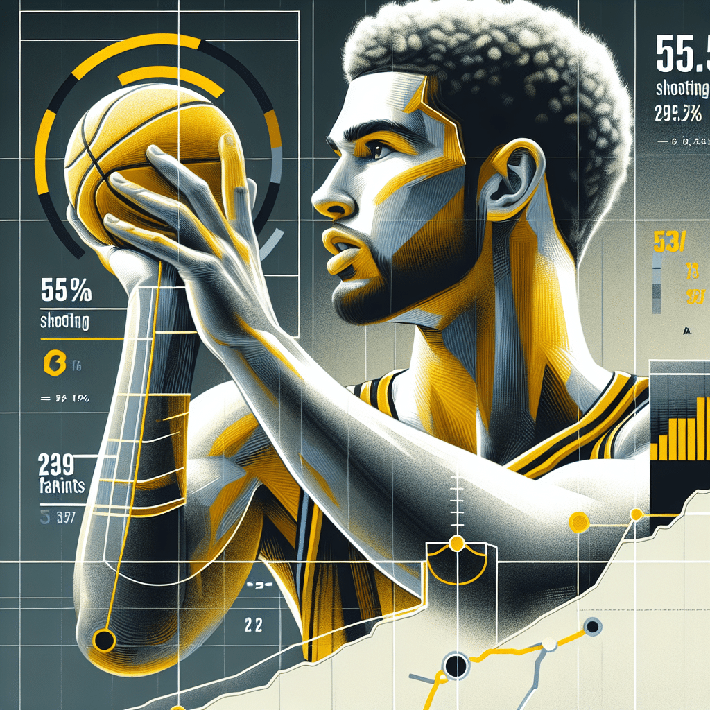 En recientes partidos de la NBA, un 55.5% de tiro efectivo y 29.8 puntos de fantasía destacan un juego certero y selectivo.