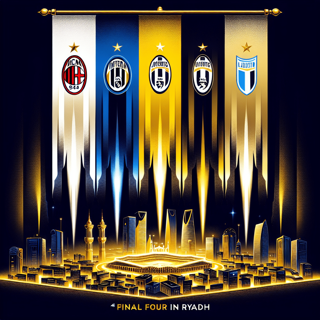 La Supercopa de Italia llega con su emocionante "Final Four". Milan, Inter, Juventus y Lazio listos para desatar pasiones en Riad.