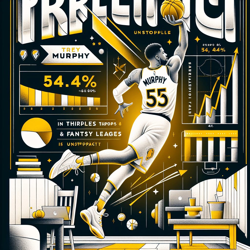 Trey Murphy redefine el juego con su precisión: 54.4% en tiros y triples, mientras brilla en ligas de fantasía. Su impacto es imparable.