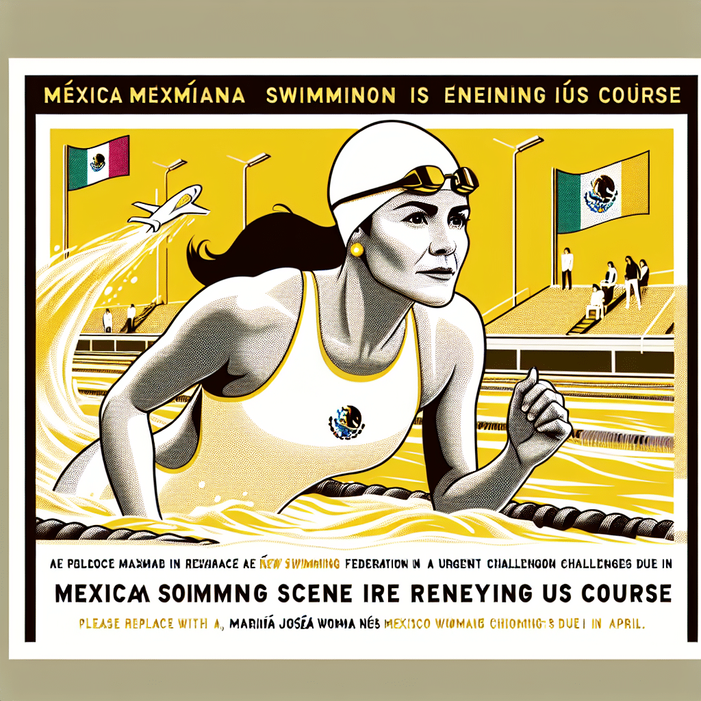 María José Alcalá lidera el camino hacia una nueva Federación de Natación en México, enfrentando desafíos urgentes para abril. La natación mexicana renueva su rumbo.